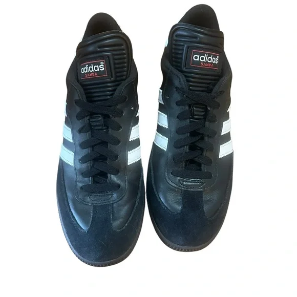 Adidas Samba Black with White Stripes M9 W10.5 - Picture 2 of 8